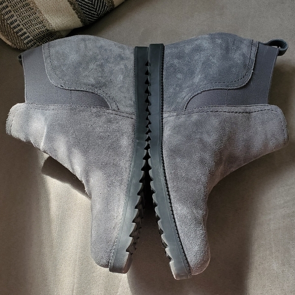 Naturalizer Darena hidden wedge ankle boots in Graphite Lead size 9.5M - Picture 3 of 10